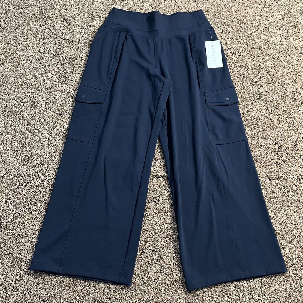 Athleta Dark Blue Wide Leg Pants